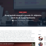 Na stranici pavlini.com o drugom simpoziju o Josipu Turčinoviću