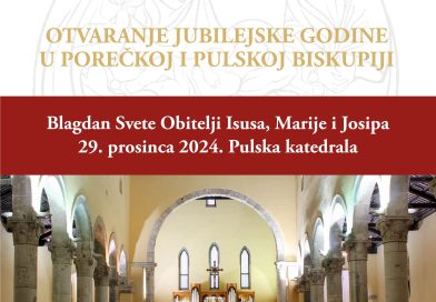 Proglas biskupa Štironje o Jubilejskoj godini u Porečkoj i Pulskoj biskupiji