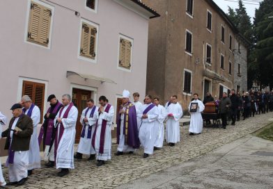 U Žminju pokopan preč. Marijan Pamić